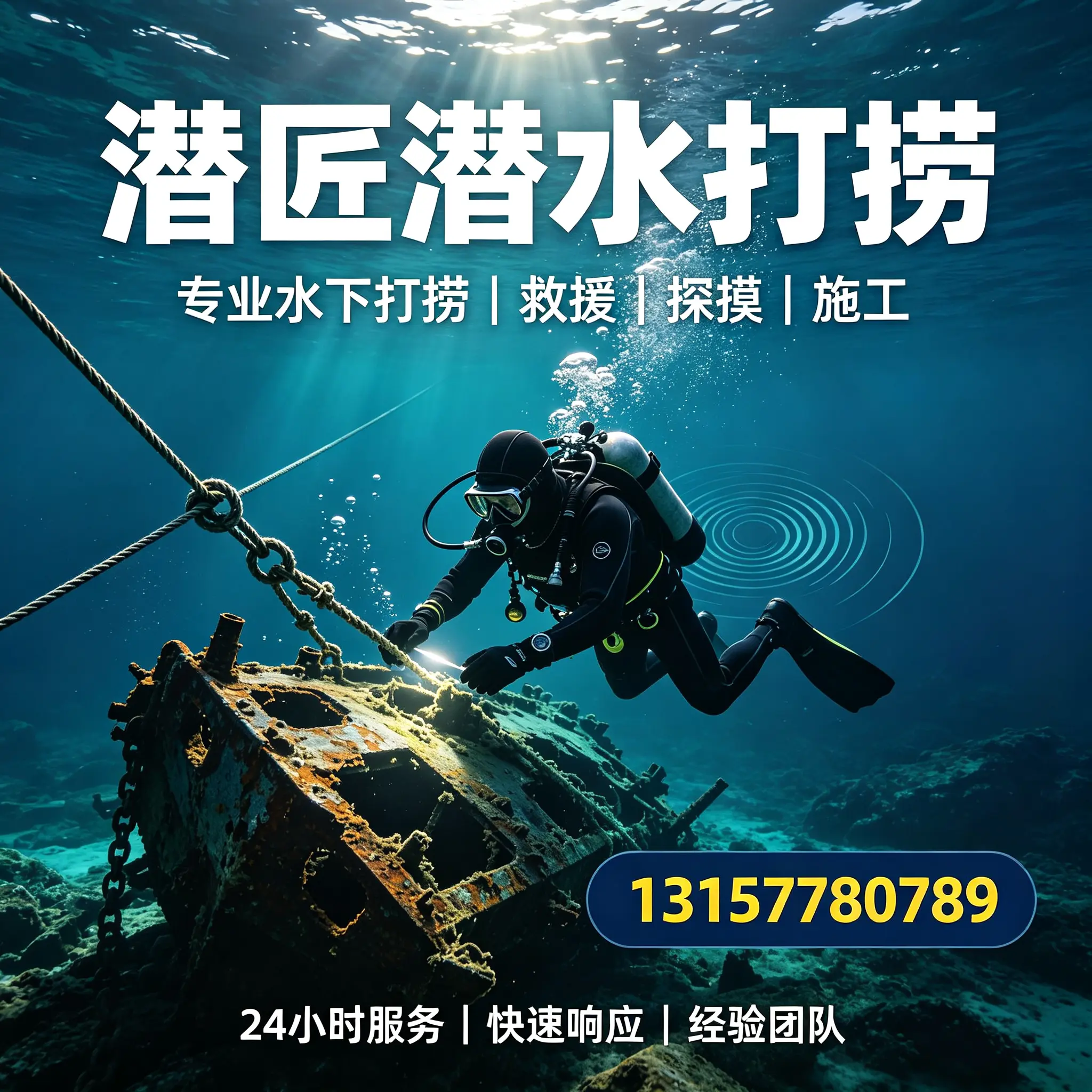 爱民水下打捞作业服务产品